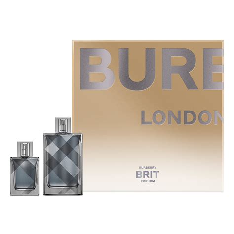 burberry brit cologne gift set|Burberry cologne for him.